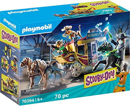 Playmobil - SCOOBY-DOO Aventura en el Salvaje Oeste Juguete, Color Multicolor, 70364