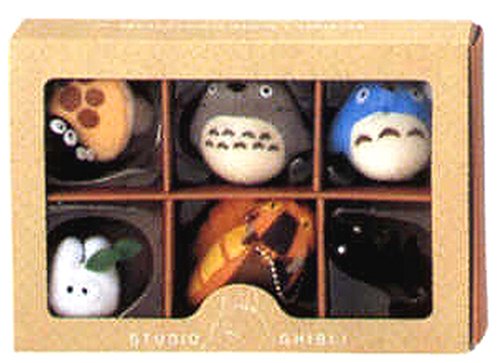 Studio Ghibli Complete Box 6 Figure Mascots with Key Ball Chain Ver.1 [Toy] (japan import)