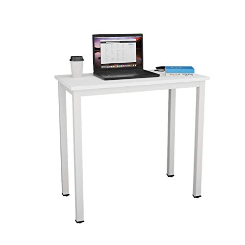 soges Need Computer Escritorios de 80 x 40 cm para computadora estación de trabajo de estudio mesa de escritura para oficina en casa, color blanco, AC3DW-8040