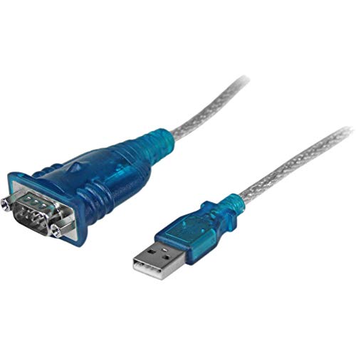 StarTech.com ICUSB232V2 - Adaptador USB a Serie RS232 de 1 Puerto, Macho a Macho, conversor Compatible con Windows 8, Negro