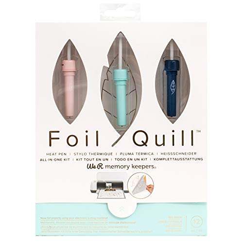 We R Memory Keepers Kit de Inicio Foil Quill, El Set Incluye más de 12 Artículos, CREA Diseños Brillantes para la Fabricación de Tarjetas, Scrapbooking, Journaling y más, Multicolor, tamaño único