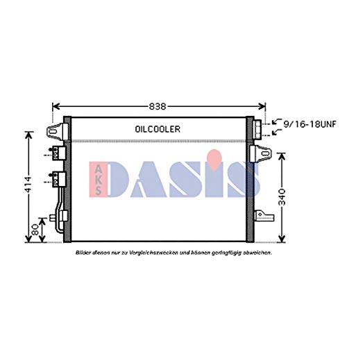 AKS Dasis 122023N Condensador, aire acondicionado