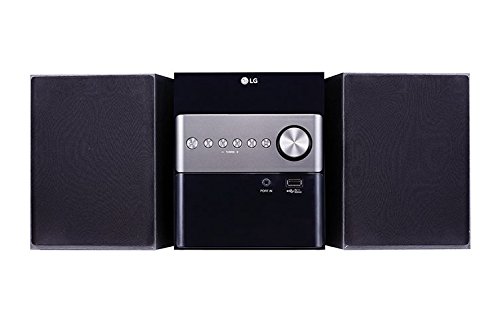 LG CM1560 - Microcadena (10 W, Bluetooth 4.0, USB), color negro