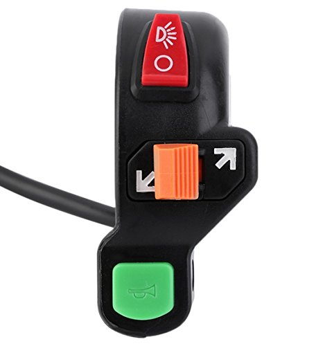 MANDO UNIVERSAL PARA MOTOCICLETAS LUZ INTERMITENTE BOCINA