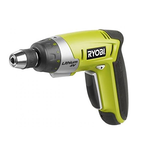 Ryobi CSD4130GN - Destornillador (Ión de litio, 4V, 470g) Negro, Verde