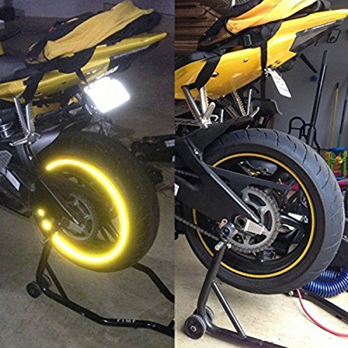 3M, StickersLab, rayas adhesivas para llantas de moto, refractivas y reflectantes, 7 mm x 6 m