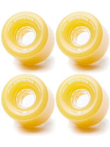 Arbor Wheels Bogart 61mm-Ghost Ruedas Skateboard, Adultos Unisex, Amarillo(Yellow), 61