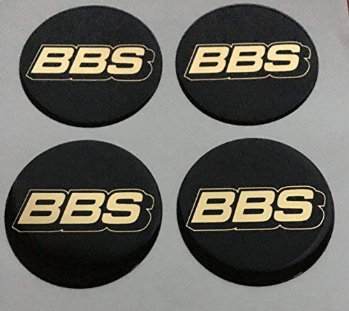 BBS 4 Unidades ★ ★ 50 mm Pegatinas Emblema para Llantas Buje Tapa Tapacubos