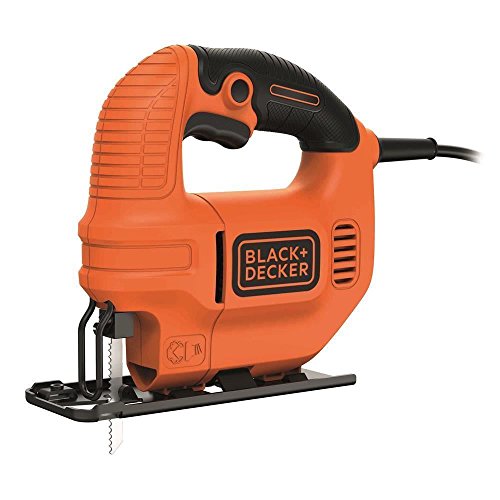 BLACK+DECKER KS501-QS - Sierra de calar 400 W, 3000 carreras/minuto