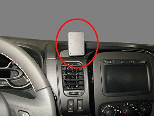 Brodit 855261 Coche - Soporte (Teléfono móvil/Smartphone, Coche, Soporte pasivo, Negro, Acrilonitrilo butadieno estireno (ABS), De plástico, Montaje de Abrazadera)