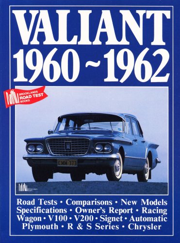 Chrysler Valiant, 1960-62 (Brooklands Books Road Tests Series)