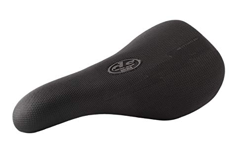 Dirty Steel Industries Pivotal selle (bien à dents) BMX & Dirt Jumping Selle – Electric Design – Couleur : Noir