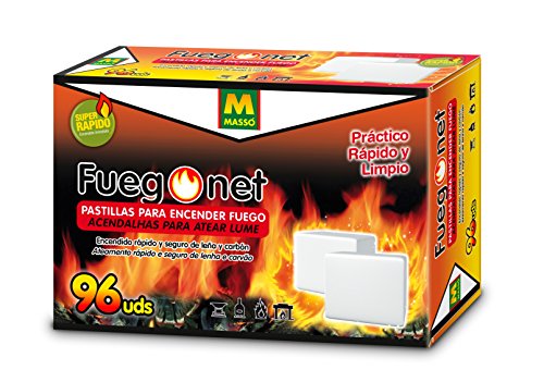 FUEGO NET Fuegonet 231442N Pastillas, Blanco, 19.5 x 6.2 x 12.8 cm