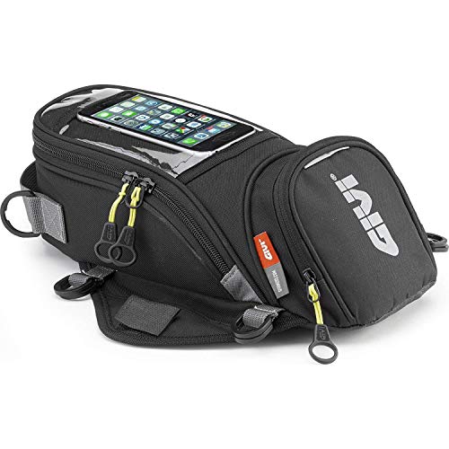 GIVI EA106B Easy Bag Bolso Magnético Depósito, Volumen 6 litros, Carga Máxima 2 Kg, Negro