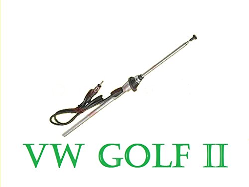 Golf II carrocera Antena teleskopantenn S Conector Din