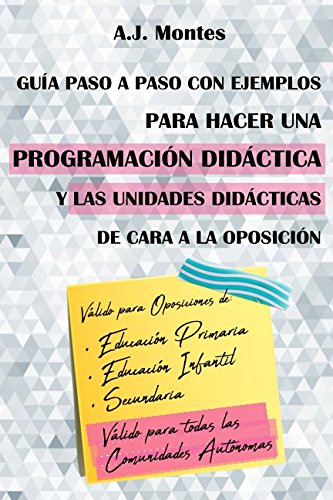 Guía, paso a paso con ejemplos, para hacer una Programación Didáctica y las Unidades Didácticas de cara a la Oposición (Temario Educación Primaria)