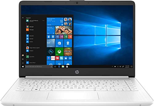 HP 14s-dq1001ns - Ordenador portátil de 14" FullHD (Intel Core i3-1005G1, 8 GB de RAM, 256 GB SSD, Intel UHD Graphics, Windows 10 ) Blanco - teclado QWERTY Español