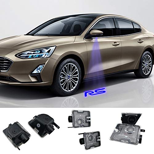 Juego de 2 proyectores retrovisores laterales compatibles con Focus RS Car (MK3.5) 2014-2018year