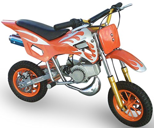 KENROD Moto-Cross de Gasolina | Moto Cross | Mini Moto dos tiempos | Motocross de 49CC | Color Naranja