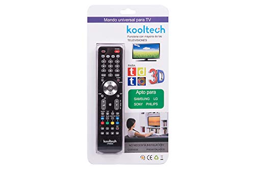 Kooltech 018468 Mando a Distancia, Universal, 4 In 1/322/25/100