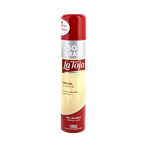 La Toja - Espuma Afeitado Sensible con Aloe Vera y Sales Minerales - 300ml