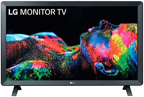 LG 28TL520S-PZ - Monitor Smart TV de 71cm (28") con pantalla LED HD (1366x768, 16:9, DVB-T2/C/S2, WiFi, HbbTV 2.0, Miracast, USB grabador, 10W, 2xHDMI 1.4, 2xUSB 2.0, Auriculares, Óptica) Color Negro
