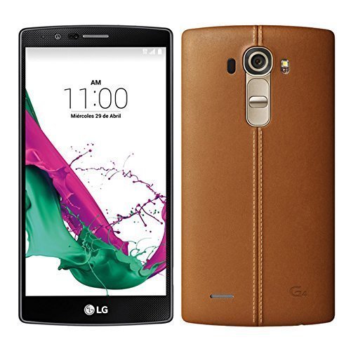 LG G4 H815 32GB 4G-Smartphone Movistar Libre,(13,97 cm (5.5"), 2560 x 1440 Pixeles, IPS, 1,8 GHz, Qualcomm Snapdragon, 3072 MB)-Leter Braun -Cuero Marron