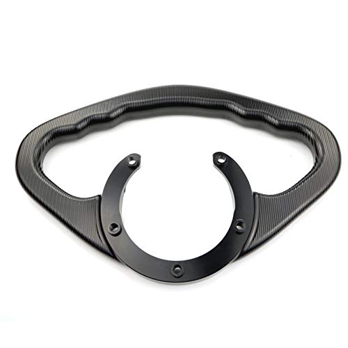 LIWENCUI- Motocicleta Mango de pasajeros Tanque Grip Grab for Ducati 748 821 916 996 998 1200 750 800 Monster 600 900 1000 1098 1198 900SS (Color : Black)