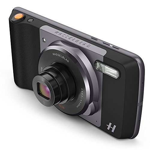 Moto Mod - Zoom Hasselblad (Zoom óptico 10x y Flash Xenon), Color Negro