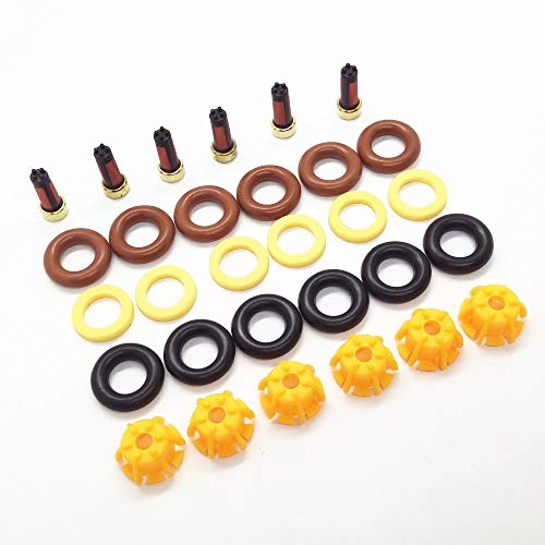 NO LOGO XW-PENYOUZUI, 6pcs del inyector de Combustible Kit de reparación 0280150440 13641703819 for BMW E60 E39 520i 523i 525i 528i 328i E36 E36 a Car