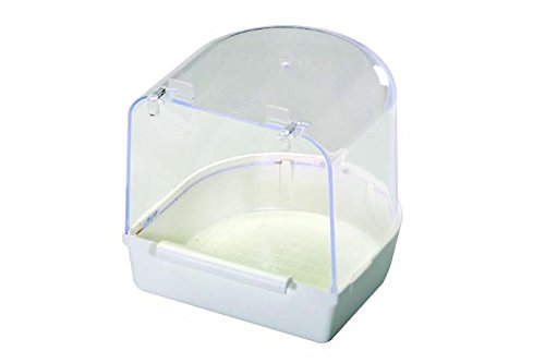 Pet Ting pájaro baño Blanco – servilletas de, Amarillo, Budgie Ext 13 x 13 x13