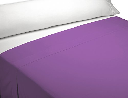 Purpura Home Sábana encimera Combi 50/50 Cama 150 cm. Lila - Sedalinne