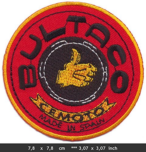 RG20 Bultaco Patch - Parche termoadhesivo, diseño de Moto Sherpa Frontera Spain