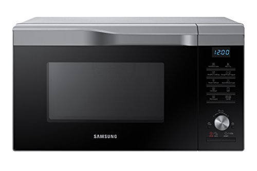 Samsung Mc28M6055CS/EC - Horno-Microondas con grill, 900W/1500W/2100W, 28 litros, interior de cerÃ¡mica, ventana EasyView y funciÃ³n horno hasta 200Âº C, color gris, 51,7 x 31 x 46,3 cm