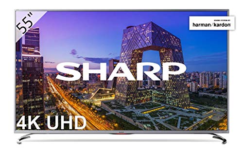 Sharp LC-55UI8762ES - Smart TV 55" 4K Ultra HD (LED, 3 HDMI 2.0 admiten 2160p a 60Hz, puerto USB 3.0, HDR+, DVB-C, DVB-S, DVB-S2, DVB-T MPEG-2, DVB-T MPEG-4 (H.264), DVB-T2) color gris