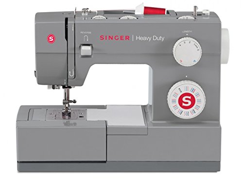 SINGER Heavy Duty - Máquina de coser (Gris, Máquina de coser automática, Costura, 1 paso, Variable, Variable)