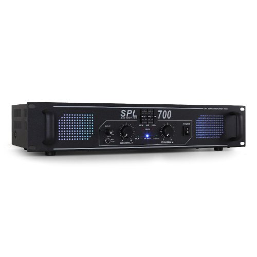 Skytec SPL700 Amplificador Sonido Profesional DJ 2000W