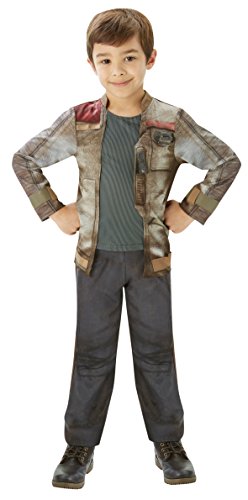 Star Wars - Disfraz de Finn Deluxe para niños, infantil talla 5-6 años (Rubie's 620258-M)