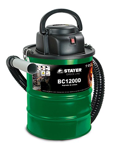 Stayer 1200D Aspirador de Ceniza, 1200 W, 230 V, Verde, 0