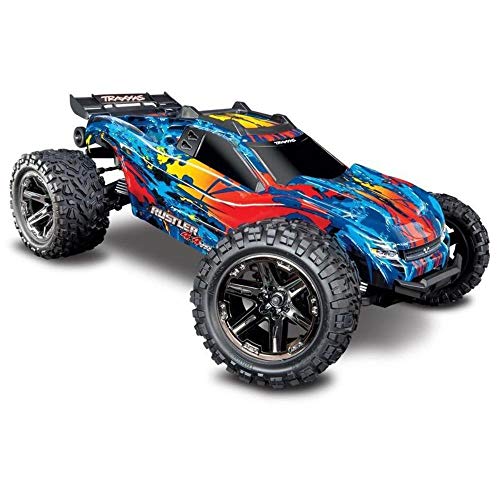 Traxxas 1:10 Elektro Truggy Rustler Rot/Gelb RTR