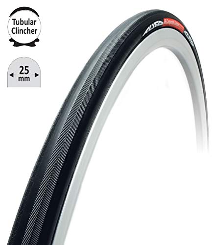 Tufo Carbon Tubular Clincher de Carretera, Unisex Adulto, Negro, 700 x 23 mm