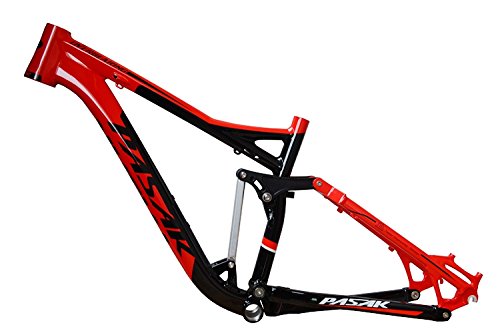 WANGYONGQI Suspensión Completa Cuadro de Aluminio Aleación MTB Mountain DH Am Ciclismo Bicicleta Marco 26/27.5er * 17 Pulgadas Parte de Bicicleta Cuesta Abajo,D