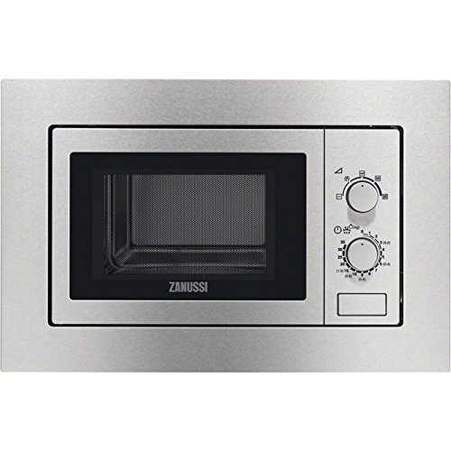 Zanussi ZSM17100XA Integrado 17L 700W Acero inoxidable - Microondas (Integrado, 17 L, 700 W, Giratorio, Acero inoxidable, Botón)