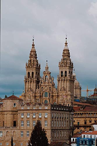 ACCYT Único Rompecabezas de 1000 Piezas Rompecabezas para Adultos Niños - Catedral de Santiago de Compostela Juego de Rompecabezas Juguetes Regalo 19.69 x 29.53 Pulgadas