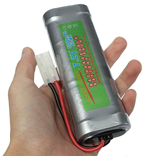 ACHICOO - Batería Ni-MH duradera de gran capacidad 7,2 V 5300 mAh para coche teledirigido