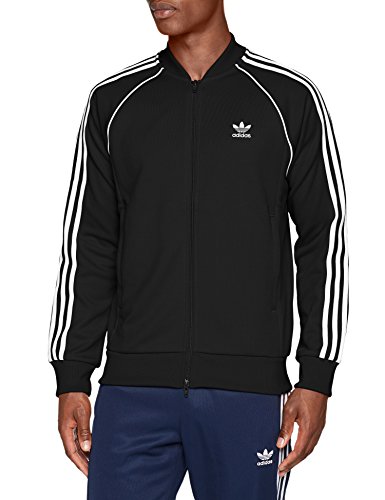 Adidas SST TT Chaqueta, Hombre, Negro, L