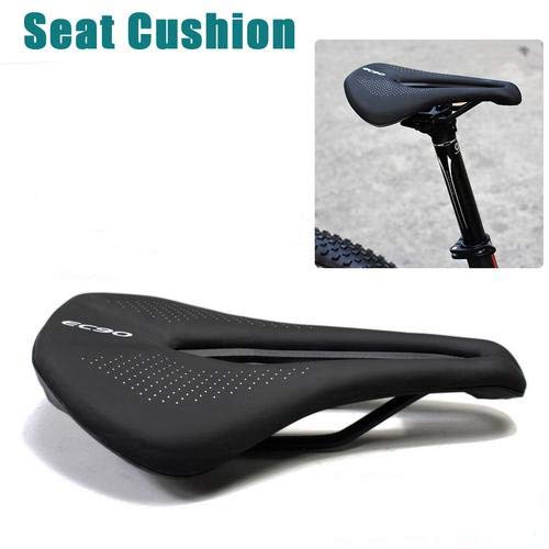 Allowevt EC90 Sillín de Asiento de Bicicleta Suspensión Gel Asiento Cojín de Asiento de Ciclismo PU Transpirable Cojín de Asiento Suave y cómodo Adecuado para Bike Racing MTB Bicicleta de Carretera