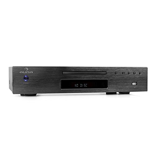 AUNA AV2-CD509 - Unidad de CD Externa (USB, MP3), Negro