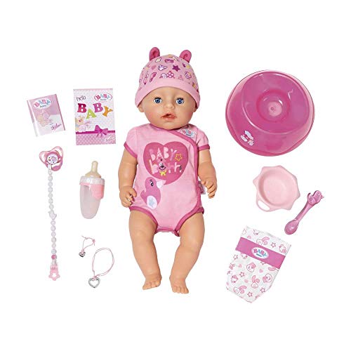 Baby Born - Niña ojos azules (Bandai 815793)