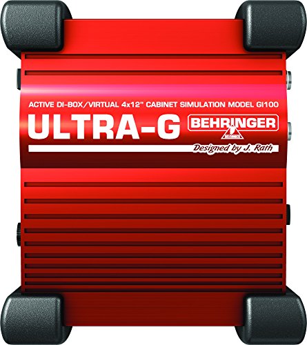 Behringer GI100 - Accesorios para guitarra, Negro/Rojo